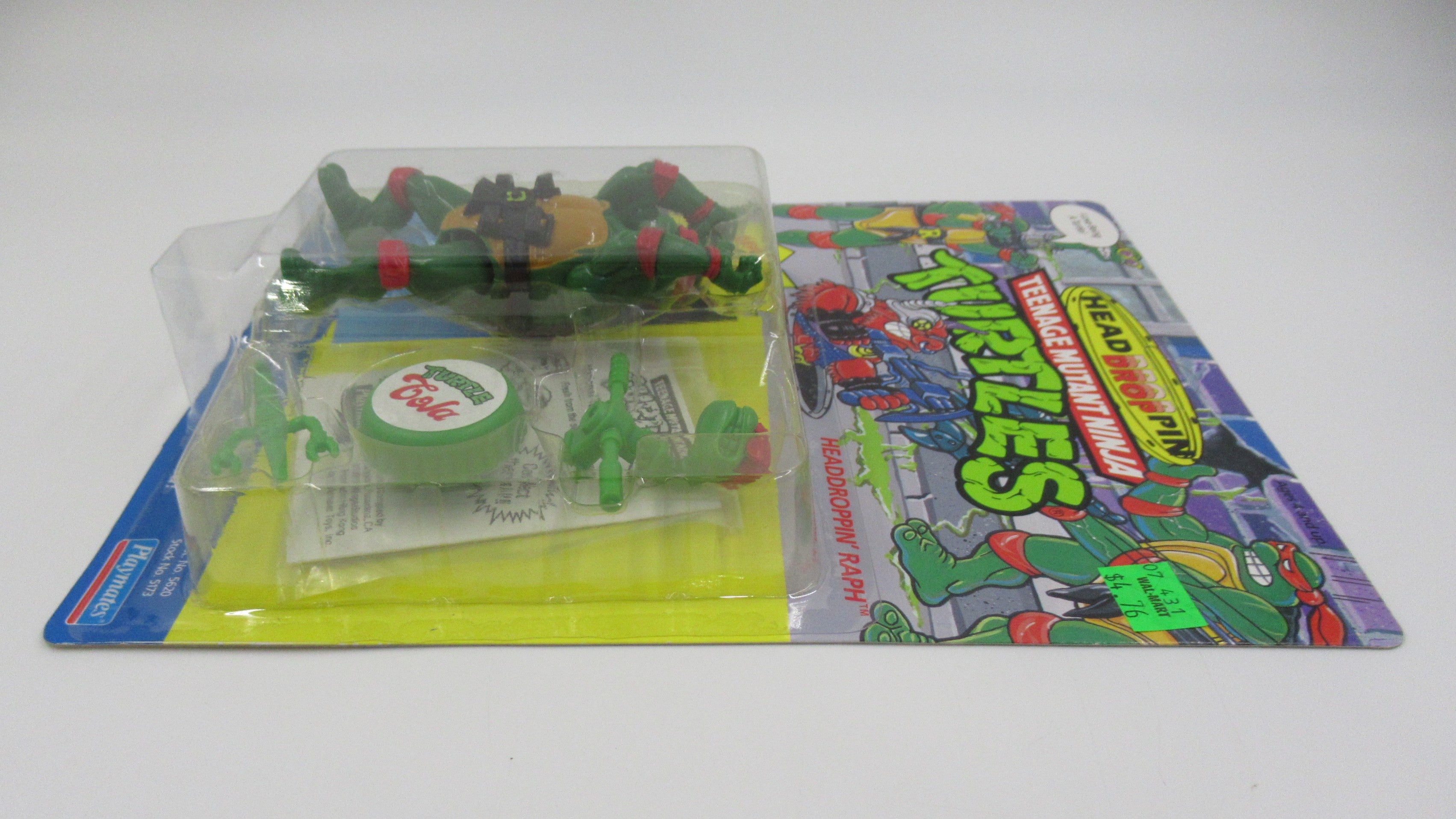 Teenage Mutant Ninja Turtles Headdroppin' TMNTs Set of 4 - Playmates (1991)
